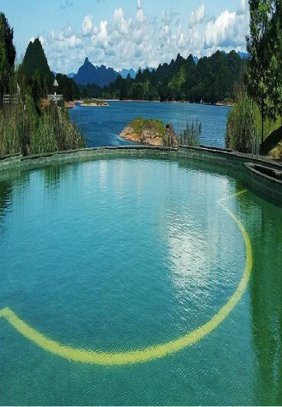 黄山太平湖度假酒店无边际泳池(图1)